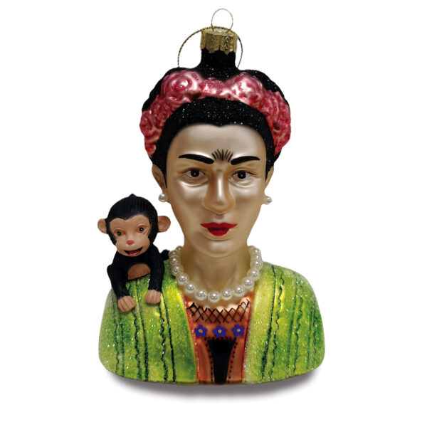 Naked Decor Exclusive: Women We Admire- Frida Kahlo with Monkey Ornament