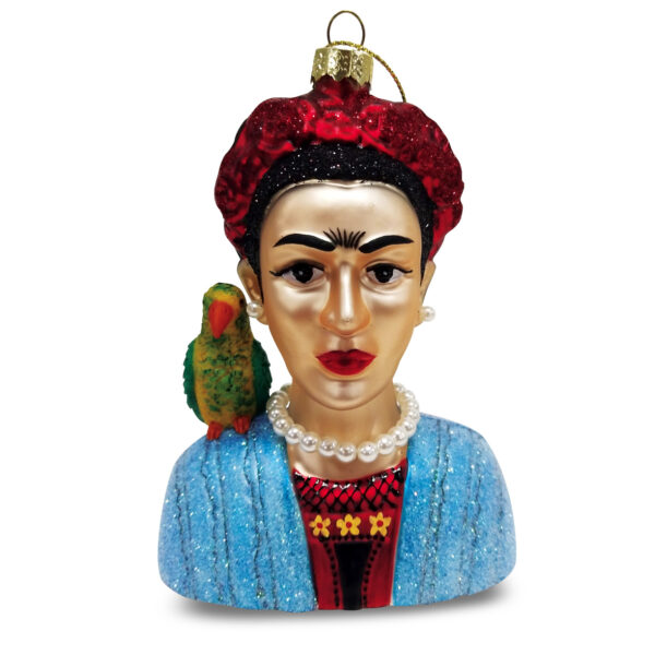 Naked Decor Exclusive: Women We Admire- Frida Kahlo with Parrot Ornament