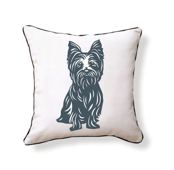 Yorkshire Terrier Pillow - front