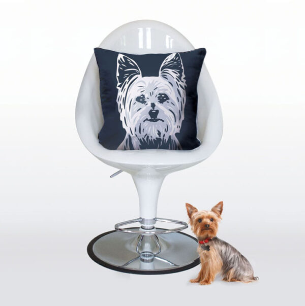 Yorkshire Terrier Pillow - chair