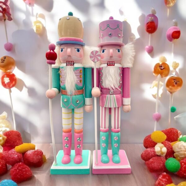 A Pair of Candy Land Nutcrackers