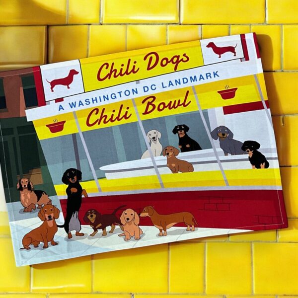 DC Doxie Cafe – Chili Dog / Chili Bowl Cosmetic/ Amenity Bag - Image 2