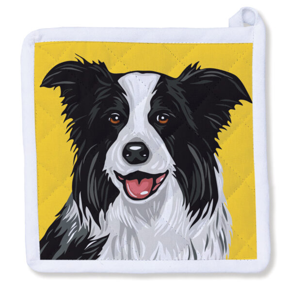 Border Collie Potholder